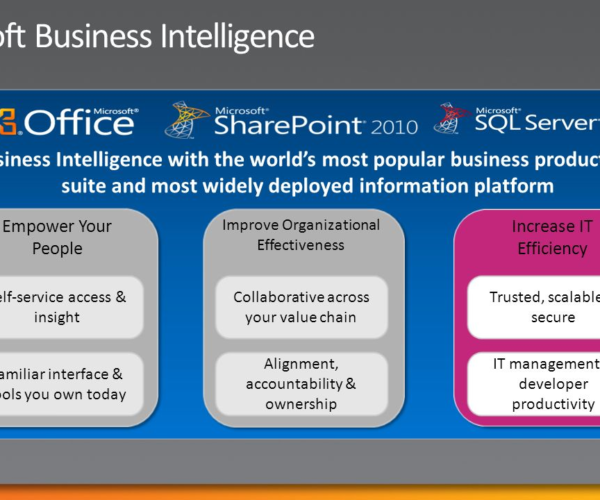 Business Intelligence Software is Increasing The Efficiency & Productivity of Organizations
